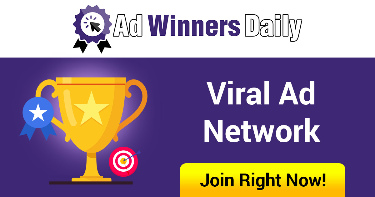 Ad Winners Daily - Credit-based Viral Ad Site!